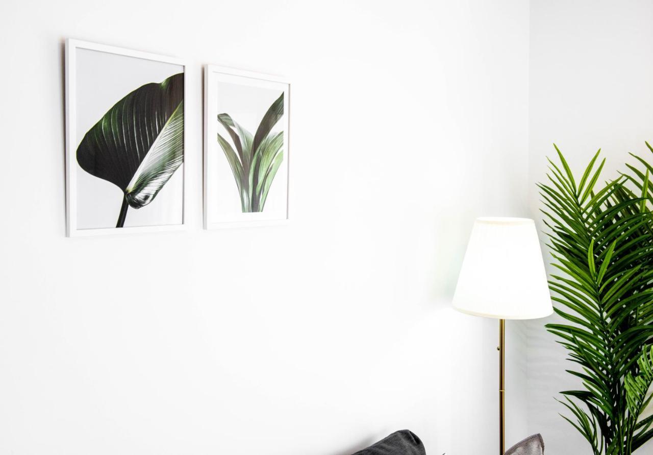 Apartamentos Toboso Plaza เนร์คา ภายนอก รูปภาพ A white wall
