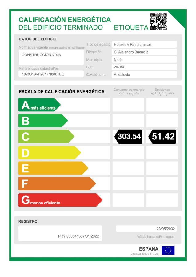Apartamentos Toboso Plaza เนร์คา ภายนอก รูปภาพ Spanish energy label
